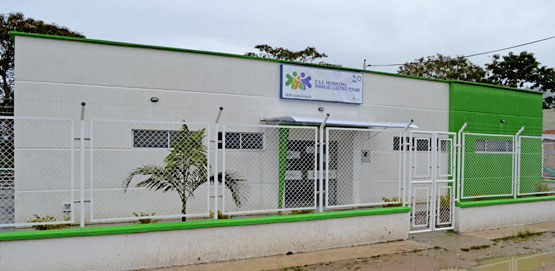 Fotografía de las instalaciones del puesto de Salud de Guacacallo